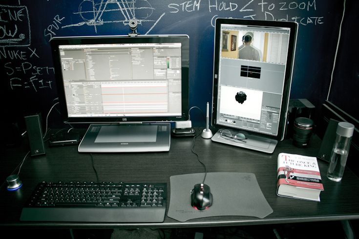 Scientific workspace layout with system components and monitoring graphs